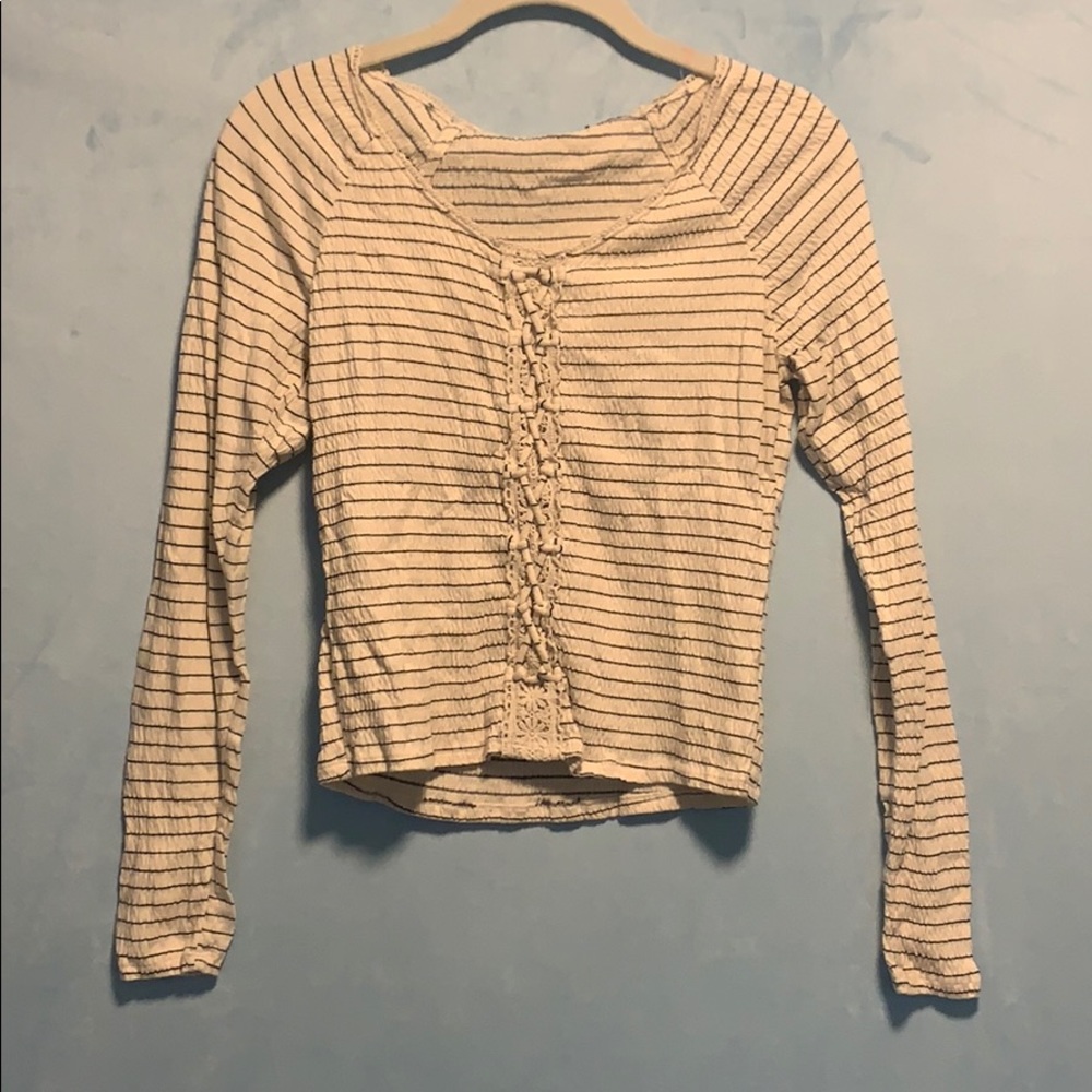 American Eagle Striped Shirt
